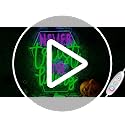 Never Trust The Living Neon Sign Halloween Wall Decor - USB Dimmable LED Light