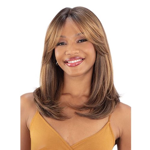 Shake-N-Go Equal Synthetic Curtain Bang Hd Lace Wig - Sage (HI-VANILLA)