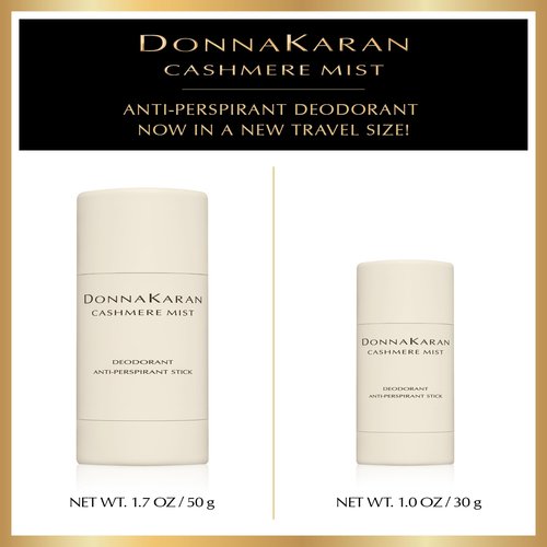 Donna Karan Cashmere Mist Anti-Perspirant Deodorant Stick for Women, Travel Size, 1.0 Oz.