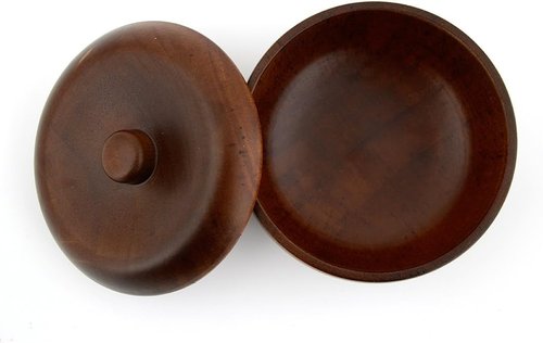 Grandslam Wooden Shaving Bowl - Easy Lathering Shaving Soap Bowl for Men | Oak Wood Design