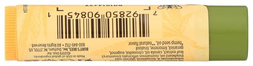 Burts Bees Hemp Moisturizing Lip Balm - Nourishing Formula for Unisex | 0.15 oz Hydrating Balm