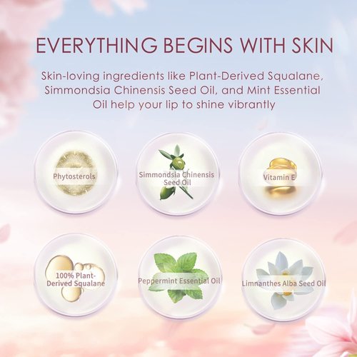 CATKIN Tinted Color Changing Lip Balm - Ultra Hydrating Lip Moisturizer with Vitamin E | 0.12 oz C04 Rainbow