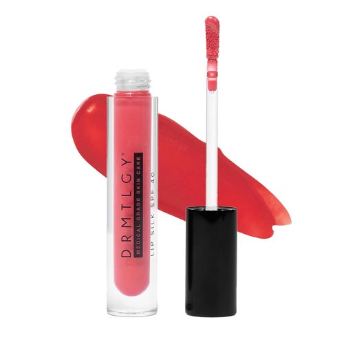 DRMTLGY Lip Silk SPF 40 - Hydrating Tinted Balm with Mineral Sunscreen | Non-Sticky, Plumping Formula
