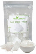 Alum Stone Organic for Face (8.8 oz - 250g) Piedra de Alumbre para Lavado Intimo - Natural Fitkari Stone for Shaving - Phitkari Alum Crystal Rocks | Potassium Alum (0.55 lb)