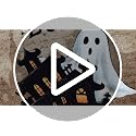Ganeen Halloween Goth Kitchen Tea Towels - 6 Pack, Scary Cute Washcloths