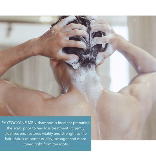 PHYTO PHYTOCYANE Men’s Invigorating Shampoo - Hair Thinning Treatment, 8.45 fl. oz.