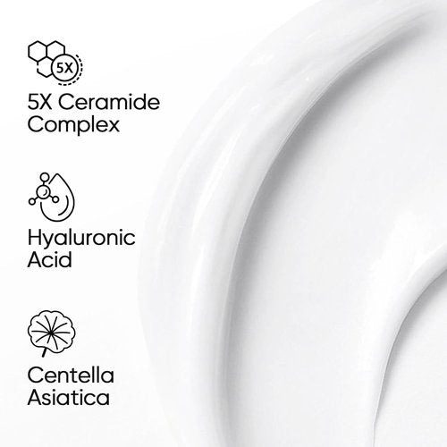 SKINTIFIC Face Moisturizer - 5X Ceramides & Hyaluronic Acid for Sensitive/Oily Skin | 30g/1 fl. oz