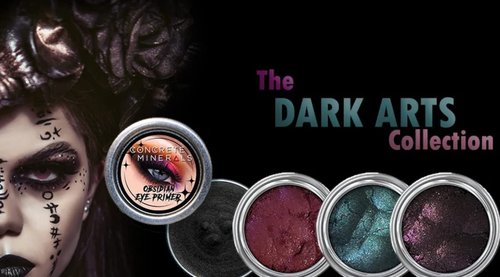 Concrete Minerals Variety Collection, Silky- Smooth and Highly Pigmented Cosmetics, 100% Vegan and Cruelty Free, Loose Mineral Eyeshadow Powder, Handmade in USA (Dark Arts)