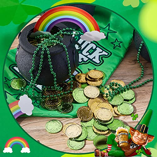 St. Patrick's Day Pot of Gold Candy Buckets and Party Favors Set