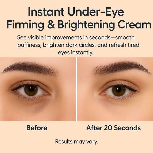 20S Instant Eye Lift Cream - Firming Eye Treatment to Reduce Puffiness & Wrinkles | 30ml (Unscented)