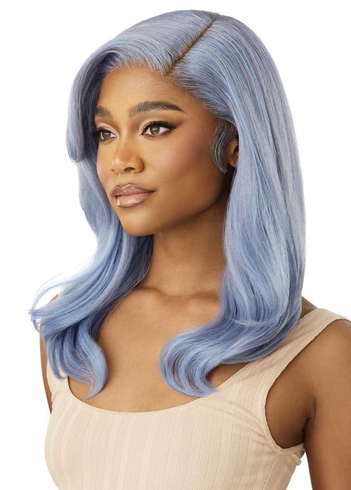 Outre Lace Front Wig - Melted Hairline - Hali (OFF BLACK 1B)