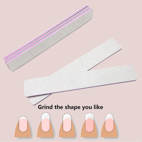 27pcs Emery Board Nail File,80/80 Grit Finger Nail Files for Acrylic and Gel Nails