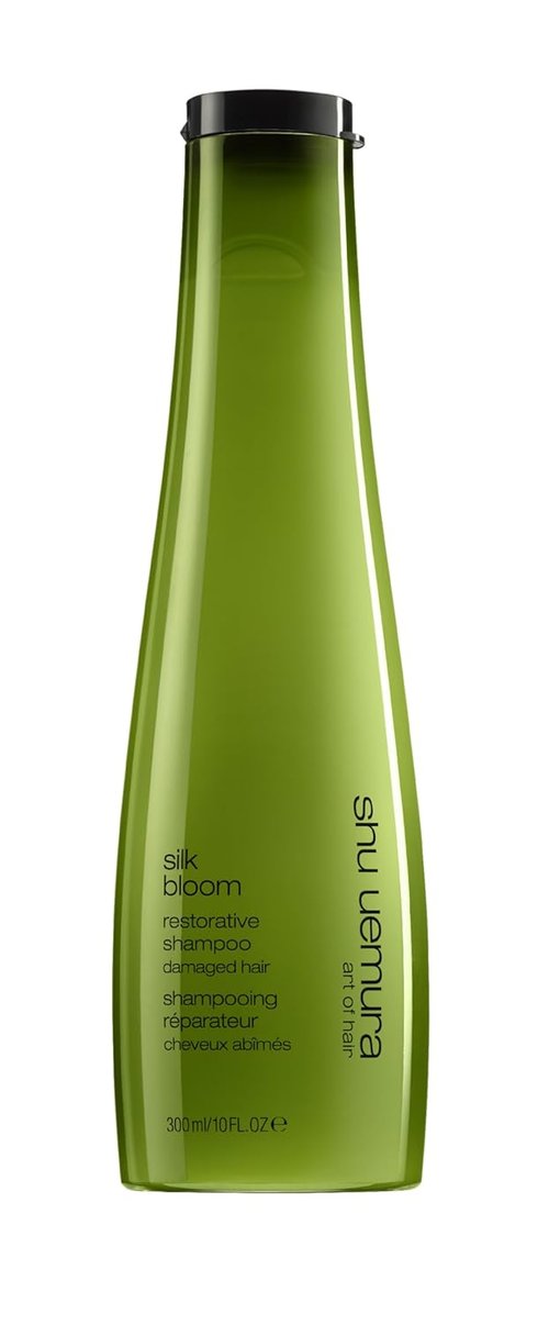 Shu Uemura Art of Hair Silk Bloom Shampoo - Gently Cleanses & Repairs Damaged Hair, 10 Fl Oz