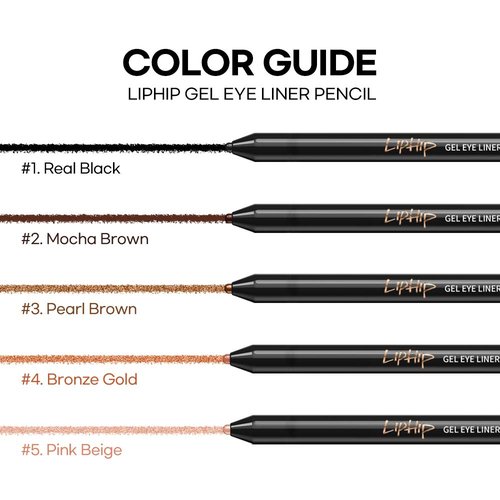 Regine Switzerland Gel Eyeliner Pencil - Smudge & Water-Resistant Longwear in Pearl Brown