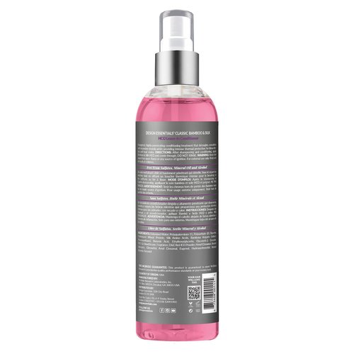 Design Essentials Leave-In Conditioner - Bamboo & Silk Thermal Protection for Natural Hair, 8 Oz
