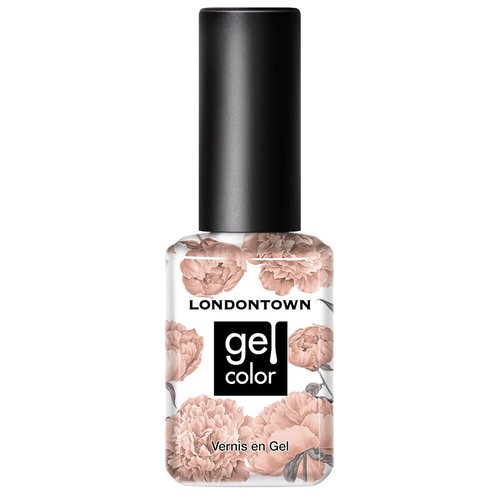 LONDONTOWN UV/LED Gel Nail Polish - Long-Lasting, Chip-Resistant Glossy Shimmery Natural Beige Brown - 12ml