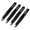 Tweezers Set, Surgical Grade Stainless Steel Eyebrows Tweezers, Also Great Precision for Facial Hair, Ingrown Hair, Splinter, Blackhead and Tick Remover