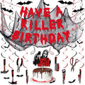 Halloween Horror Decorations Set - Spooky Party Supplies for Halloween Birthday
