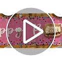 Pink Polka Dot Happy Birthday Table Runner 13x72 Inch - Seasonal Kitchen Decor