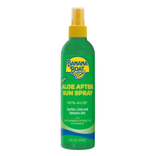 Banana Boat Aloe After Sun Spray - Soothing Aloe Vera & Cucumber Extract for Sunburn Relief | 6 Fl Oz