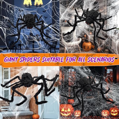 Halloween Light Up Spider Web Outdoor 16.4FT 250 LED Lights - Purple & Orange (Variation B-Purple&Orange)