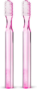 Supersmile 45° Patented Toothbrush - Innovative Design for Superior Oral Care | Pink, 2 Count