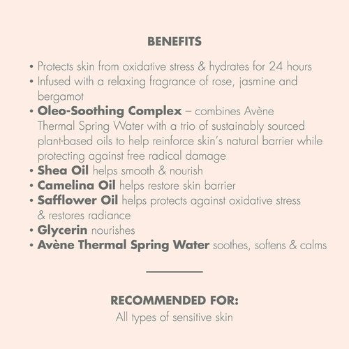 Avène Moisturizing Melt-In Balm - Shea Oil Body Butter, Non-Greasy & Quick Absorbing, 8.4 Oz