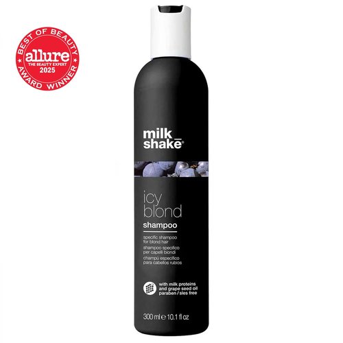 Milk_Shake Icy Blond Shampoo - Award-Winning Formula to Cool Brassy Tones | Perfect for Platinum Blonde Hair