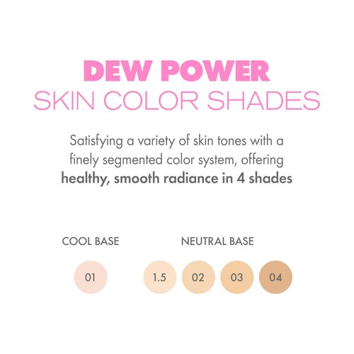 Amuse SEOUL DEW POWER VEGAN CUSHION FOUNDATION (02 HEALTHY) | Dewy, glow, long-lasting, double coverage, clean beauty, lightweight, natural look, foundation for sensitive skin, hydrating cushion