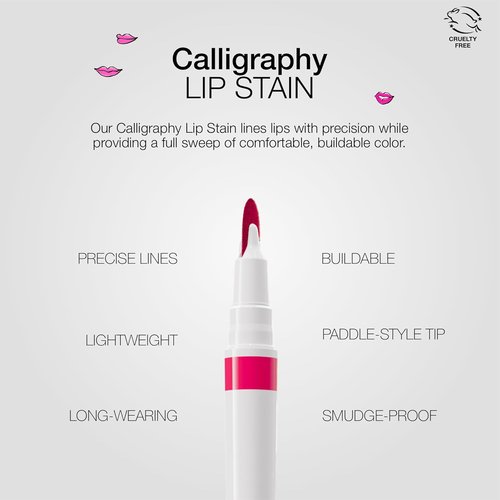 Stila Calligraphy Lip Stain - Long-Lasting, Moisturizing, Transfer-Proof Tint | Sheer Buildable Color
