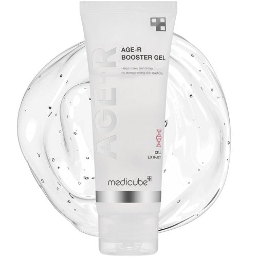 Medicube Age-R Booster Gel Serum - Nourishing Facial Serum with Hyaluronic Acid & Plant Stem Cells | Hypoallergenic Korean Skin Care