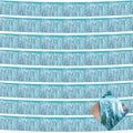 Light Blue Foil Fringe Garland 10 Feet Party Streamers for Wedding Birthday Halloween