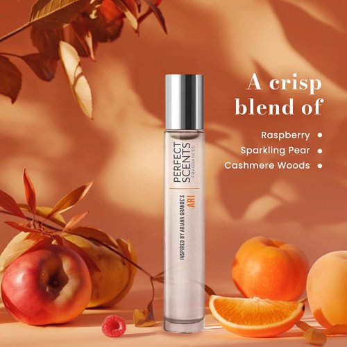 Ariana Grande Ari Rollerball | Vegan Women's Eau de Toilette - Paraben-Free & Cruelty-Free, 0.34 Fl Oz