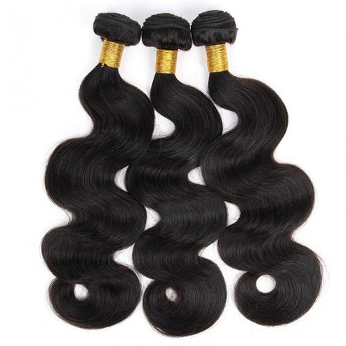 Body Wave Bundles Human Hair 14 14 14 Inch Human Hair 3 Bundles 100% Unprocessed Brazilian Raw Weave Bundle Human Hair Extensions for Black Women Natural Color