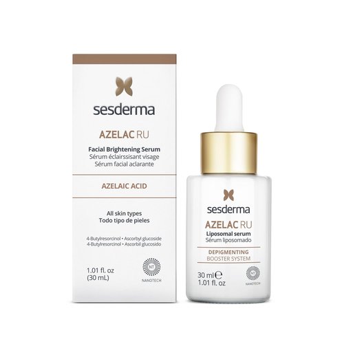Sesderma AZELAC RU Liposomal Facial Serum - 1.0 fl. Oz for Sun Spots, Age Spots & Hyperpigmentation