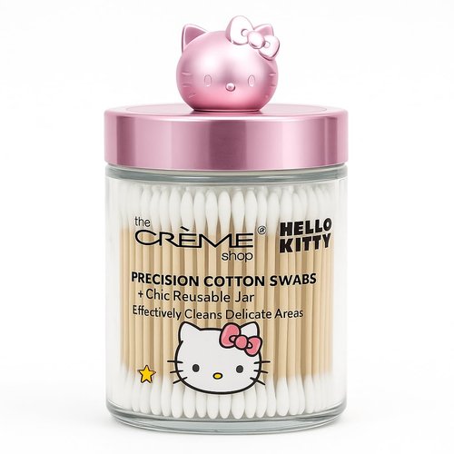 The Creme Shop Hello Kitty Cottons swabs & Cotton Pads Set of 2
