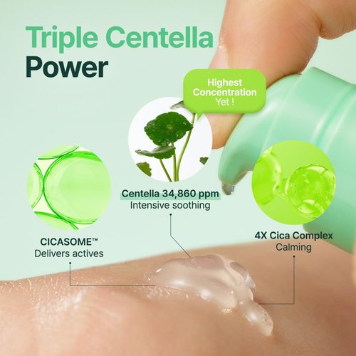 PURITO Centella Unscented Serum - Lightweight Calming Formula for Sensitive Skin | 2 fl. oz / 60ml