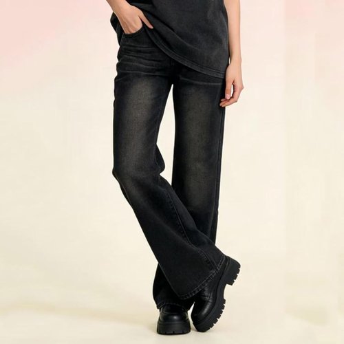 Skiennix Wide Leg Jeans - High Waisted Vintage Denim Pants for Women | Trendy Casual Fit