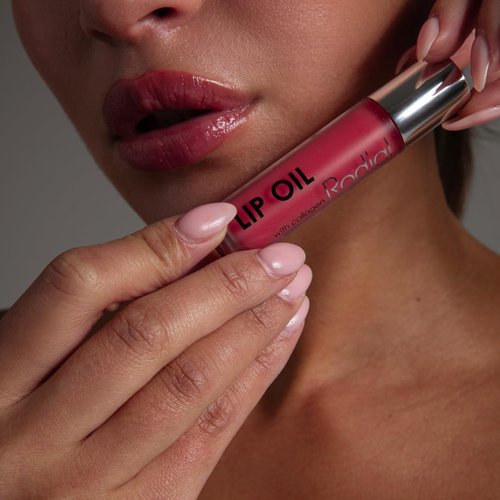 Rodial Plumping Collagen Lip Oil Sugar Coral 0.13fl.oz, Vegan Collagen-Infused Lip Oil with Macadamia and Jojoba Oil, Deep Hydration for Fuller-Looking Pout, Ultra-Nourishing Formula for Silky Lips