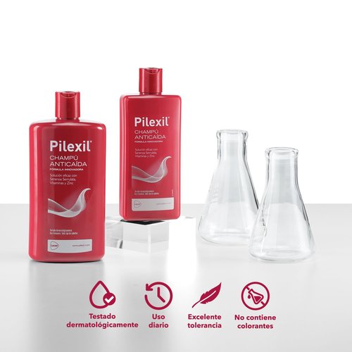 PILEXIL LACER Champ Anticada | 900 ml Anti-Hair Loss Shampoo for Thicker, Healthier Hair
