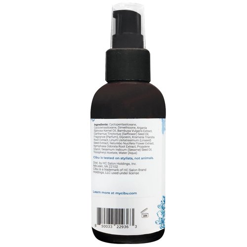 CIBU Nourishing Argan Oil Hair Serum - Anti-Frizz & Heat Protectant | Lightweight Treatment | 4 Ounces