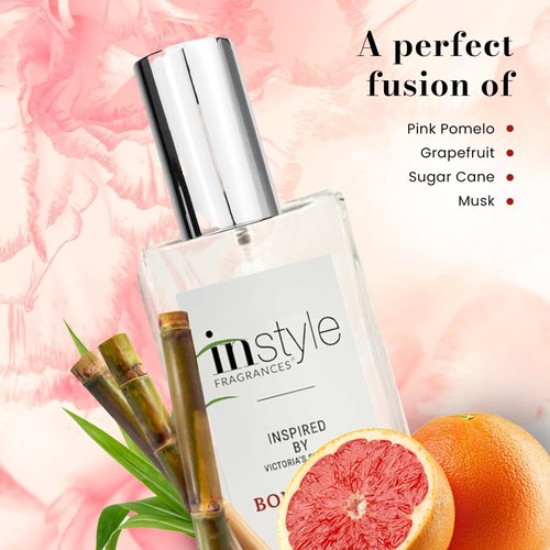 Instyle Fragrances | Women's Eau de Toilette Inspired by Victoria's Secret Bombshell - Vegan & Paraben-Free, 3.4 Fl Oz
