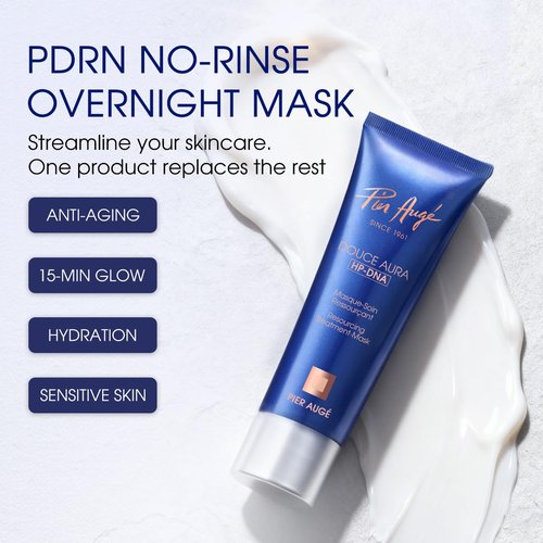 Pier Auge PDRN Mask - Douce Aura Overnight Face Mask for Hydrated, Glowing Skin | 50ml, 1.69 fl. oz.