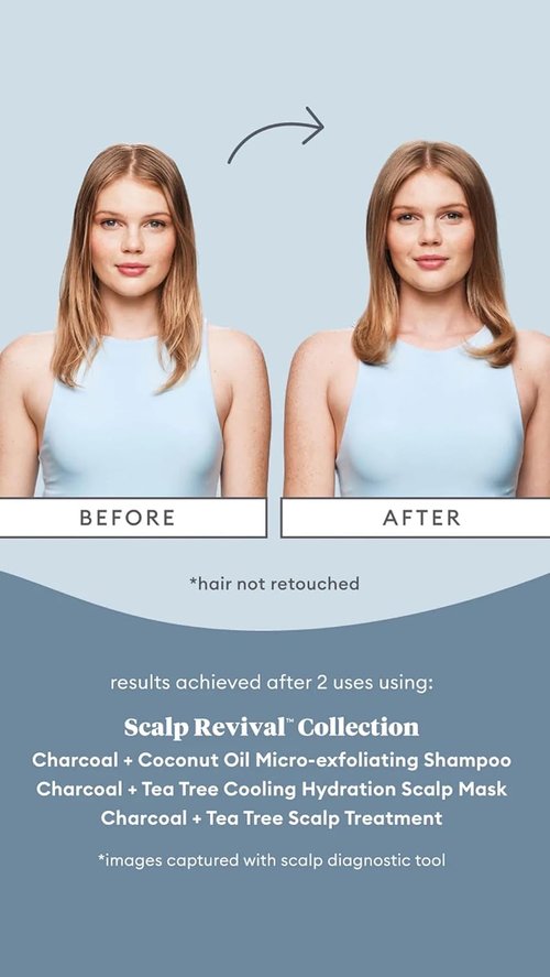 Briogeo Scalp Revival Charcoal & Tea Tree Scalp Mask - Cooling Hydration Treatment for All Hair Types