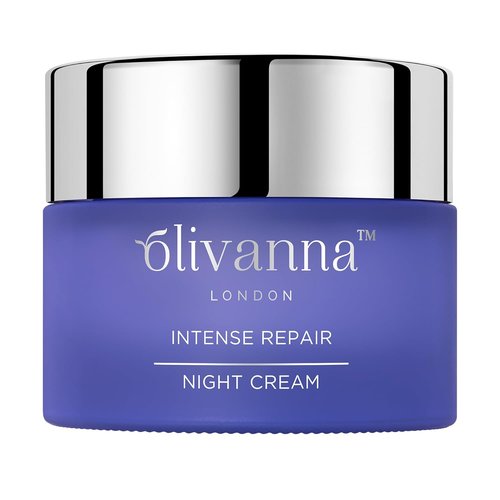 Olivanna Intense Repair Night Cream - Hydrating Face Moisturizer with Natural Ceramides & Hyaluronic Acid - 1.6 oz