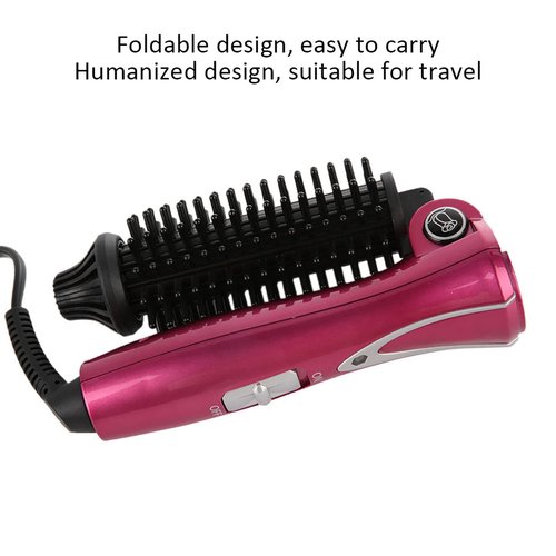Electric Professional Anti-Scald Curling Brush - Instant Heat Up Wands for All Hair Types