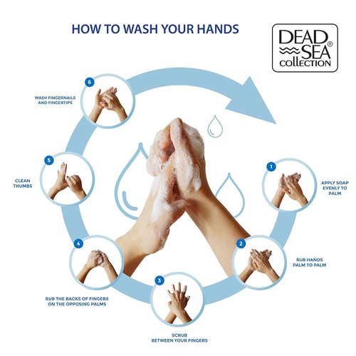Hand Soap Pump Sandalwood - Moisturizing Hand Wash Liquid with Dead Sea Minerals and Sandalwood Oil - Hydrates and Softens - Dead Sea Collection - Pack of 2 (33.8 Fl Oz Each) - 67.6 Fl Oz Total