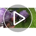 Natural Purple Amethyst Turtle Sculpture - 4.52 Inch Healing Crystal Decor with Variation of Amethyst Bud Turtle - Handmade Gift