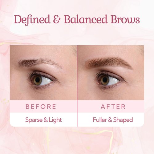 Eyebrow Tint & Gel by [Brand Name] - Smudge-Proof, Long-Lasting Color for Natural Full Brows | Medium Brown