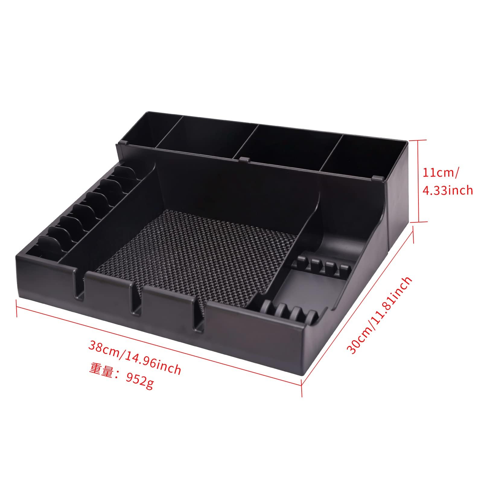 ZIBARBER Barber Clipper Organizer Barber Tools Tray Salon Hairdressing Clipper Scissors Rack Holder Storag Scissors Holder Blade Rack Storage Tray for Clipper Guard Holder (Assemble)